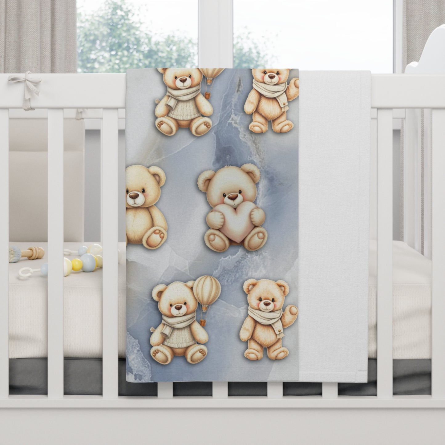 Complete Nursery Decor Set | 3 Fine Art Prints, Blanket & Pillow | Free Shipping