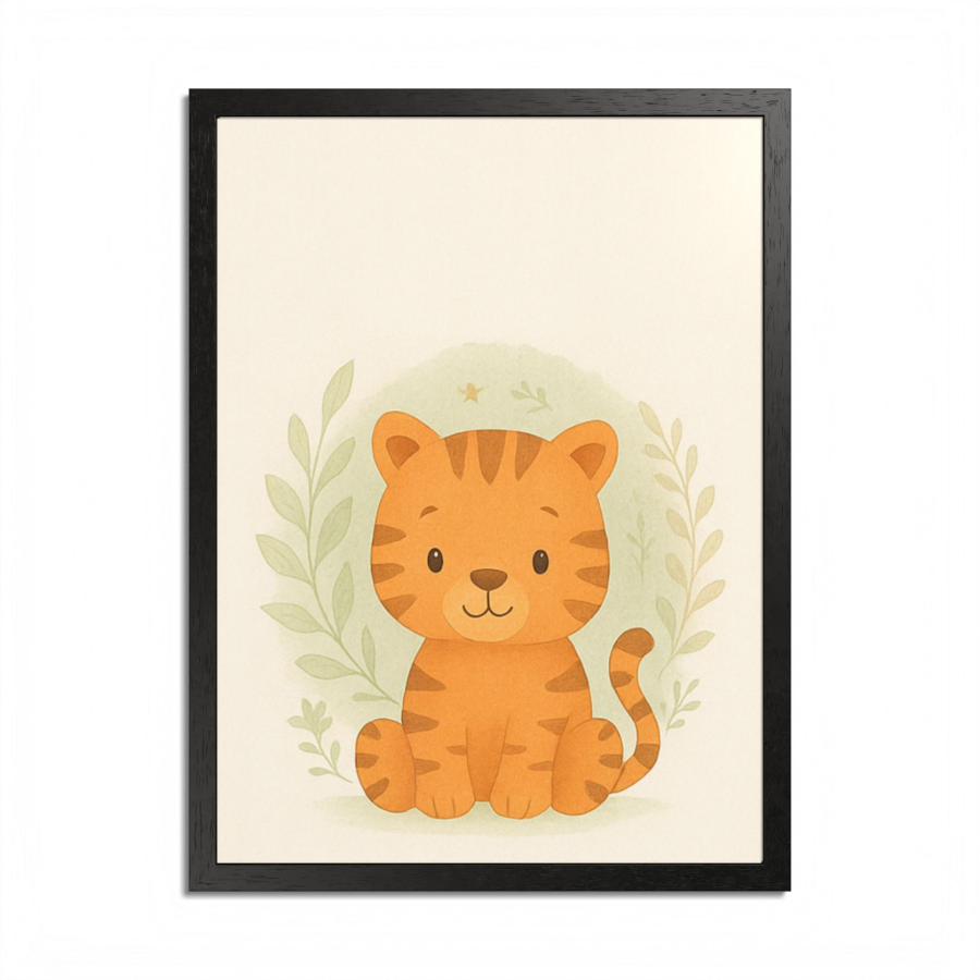 Cute Tiger Art Print
