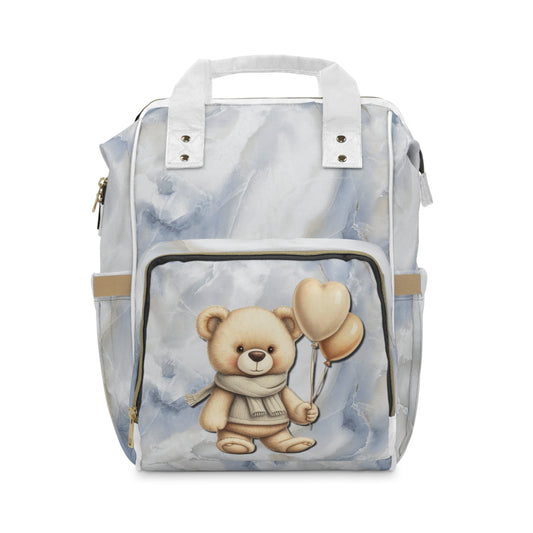 Cute Teddy Bear Diaper Backpack - Baby Bag for Moms, Stylish & Functional