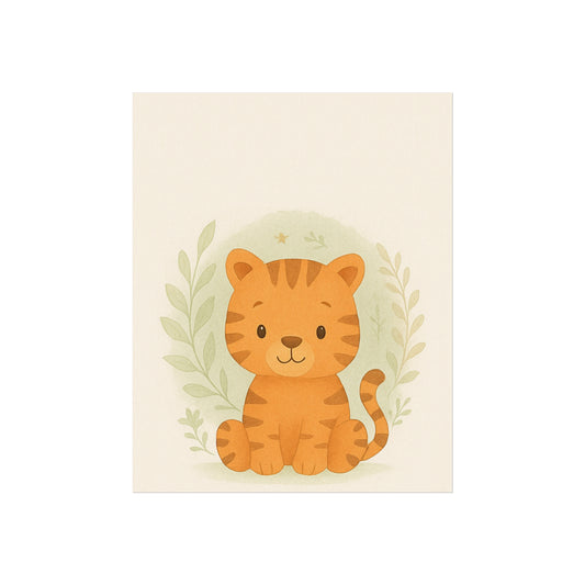 Cute Tiger Art Print