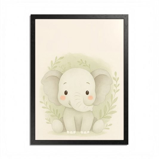 Cute Elephant Fine Art Poster