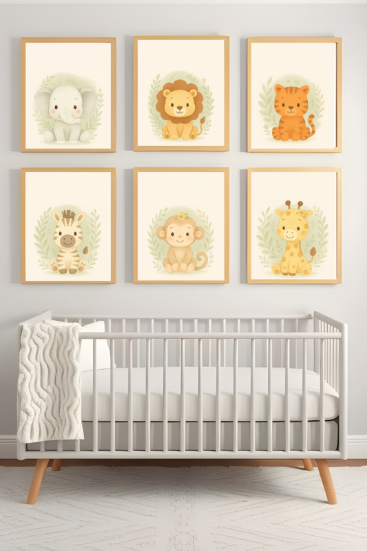Cute Jungle Lion Fine Arts Poster